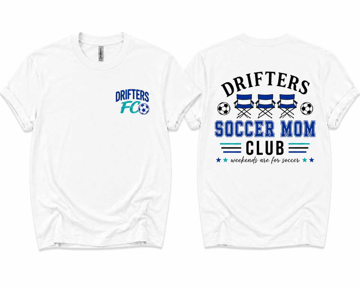 Drifters Soccer Mom Club Back Design