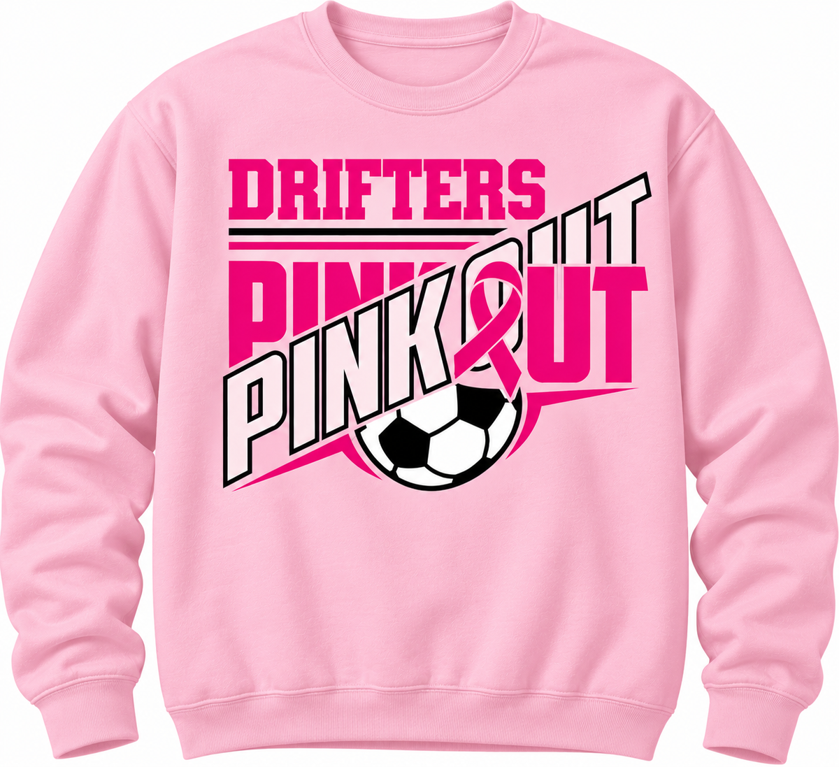 Drifters Pink Out Crewneck